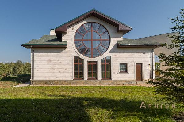 12. Проект одноэтажного дома в современном классическом стиле с многоскатной кровлей, SOV-15, площадью - 352 кв